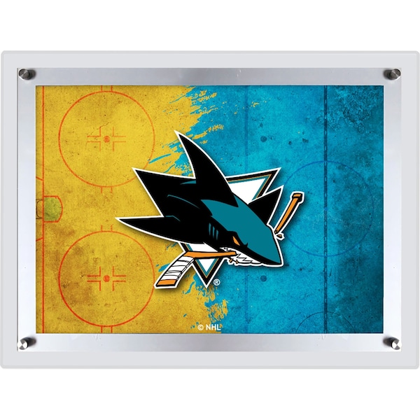 Holland Bar Stool Co San Jose Sharks 14.5 in. x 12 in. Backlit LED Sign by Company LBLedA - main