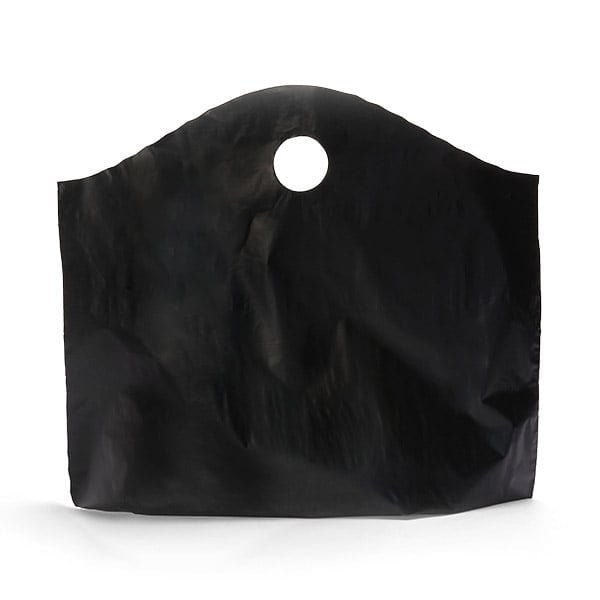 Nashville Wraps Black Wave Top Reusable Plastic Bags, Large 22x18x8, 2.25 mil, 250PK S35FBK - main