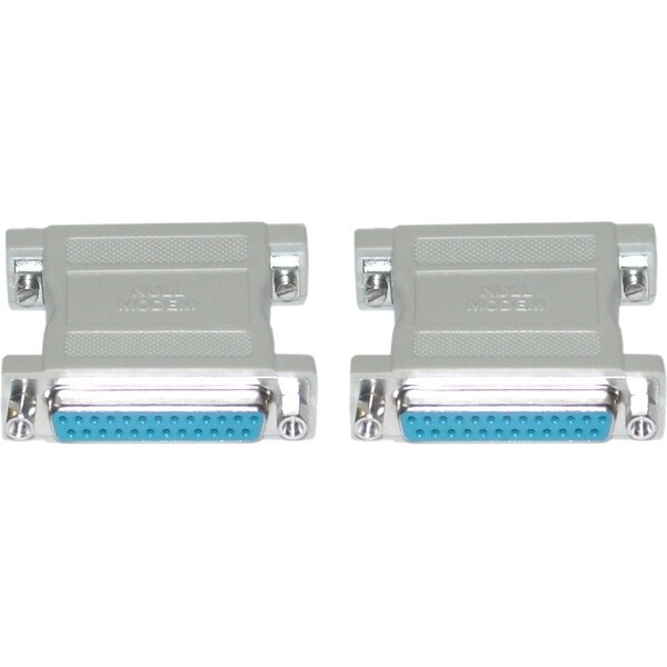 Cable Wholesale Null Modem Adapter, DB25 Female to DB25, Female 30D3-38400 - main