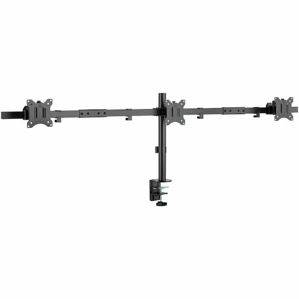 Rocstor ERGOREACH EP4 PREMIUM TRIPLE SCREEN MONITOR MOUNT, C-CLAMP & GROMMET-SUPPORTS U Y10N006-B1 - main