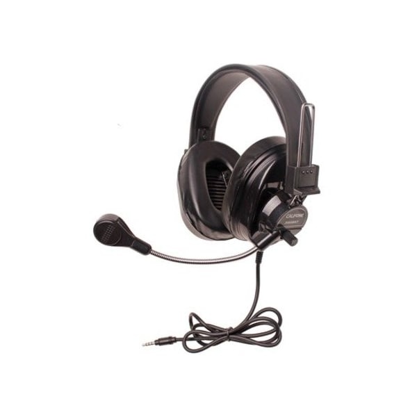 Ergoguys Califone Deluxe Multimedia Stereo Headsets w/Mic and To Go Plug Via Ergoguys 3066BKT - main