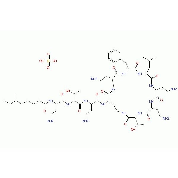 Ak Scientific Polymyxin B sulfate, >6500IU/mg (1g), CAS 1405-20-5 I559-1g - main