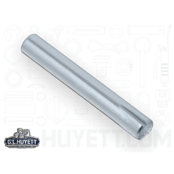 Huyett Type C Grooved Pin, Zinc Plated Low Carbon Steel, 0.188 in Dia x 0.185 in Small End Dia x 1.250 in L GP-0187-1250-C - main