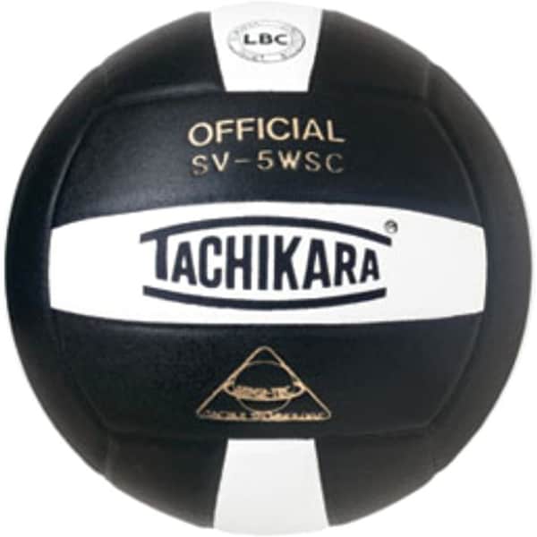 Tachikara SV5WSC.BKW Sensi-Tec Composite High Performance Volleyball - Black-White SV5WSC.BKW - main