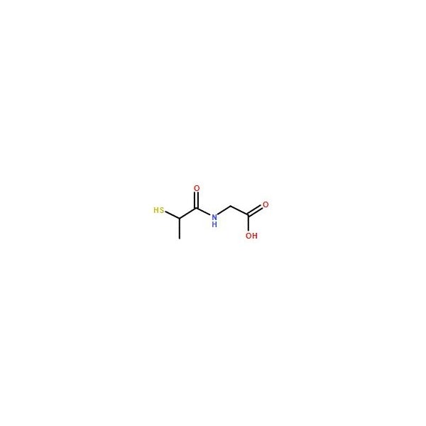 Ak Scientific N-(2-Mercaptopropionyl)glycine (5g), CAS 1953-02-2 F454-5g - main