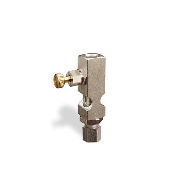 Oil-Rite Straight Sight Feed Valves with 1/8in. Inlet, Vented - Handwheel, 1/8in. Female NPT, 1/4in. OD Tube B1628-415B1HW - main
