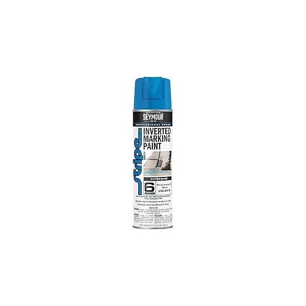 Seymour Midwest Stripe 6-Series Inverted Ground Marking Paint, Fluorescent Blue net 17oz. 20669-1 - main
