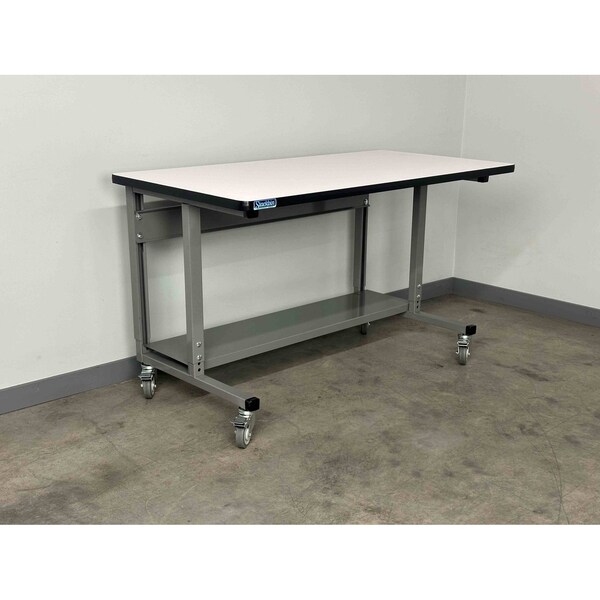 Stackbin Workbench, Ergonomic, Mobile E4830-T-2012-GY - main