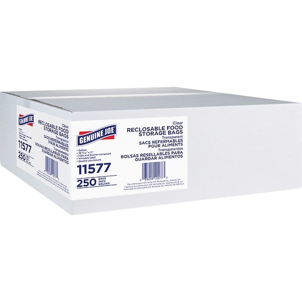 Genuine Joe 11.61 in L, 3.54 in W, 1.75 mil (44 Micron) Thick, Clear GJO11577 - main
