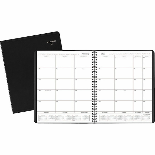 At-A-Glance Monthly Planner in Business Week Format, 10 x 8, White, 2022 7013005 - main