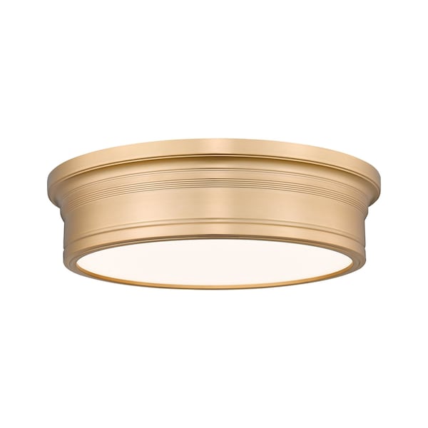 Z-Lite Bentley Modern Gold 1 Light Flush Mount 7702F16-MGLD-LED - main