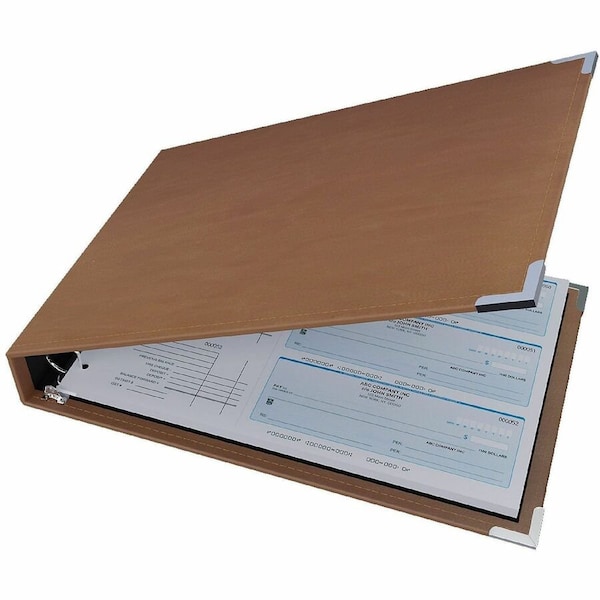 Davis Group 3up US Check Binder - Tan 3UPAM-09 - main