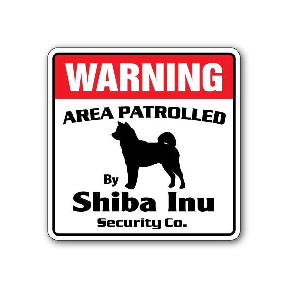 Signmission Shiba Inu, 10 Inch X 10 Inch, Decal D-10-WD-SHIBA INU - main