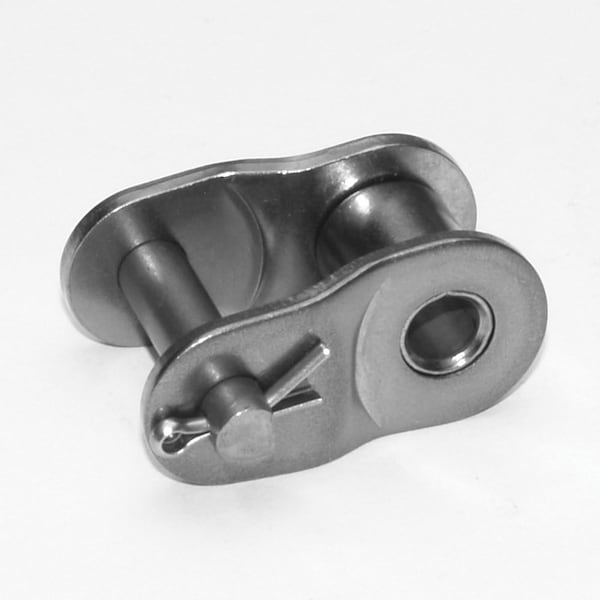 Senqcia Hi-Max Single Strand Cottd Off Link, 35SS chain, 3/8 P, .65 OAW, .141 Pin, 304SS 35SSHMOL - main