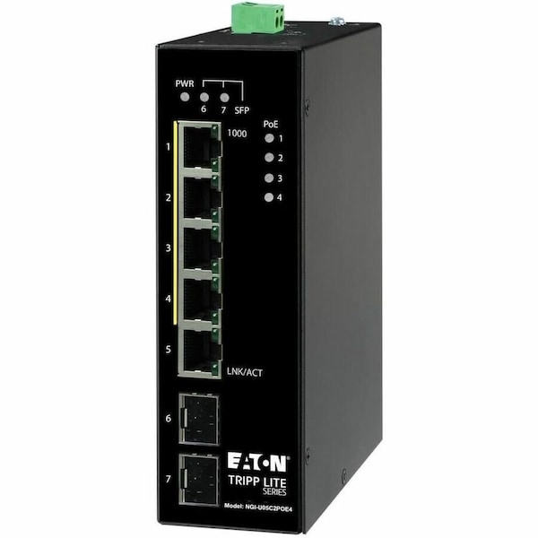 Eaton EATON Ethernet Switch 5-Port Gigabit Unmanaged NGI-U05C2POE4 - main