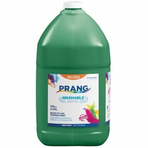 Prang Washable Tempera Paint, Green, 1 Gallon 10604 - main