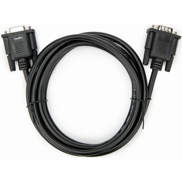 Rocstor PREMIUM 2M 6.4FT STRAIGHT THROUGH DB9 RS232 SERIAL CABLE, M/F - 6 FT SERIAL EX Y10C875-B1 - main