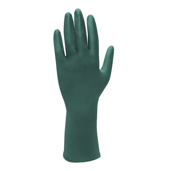 Toughworks ToughWorks Nitrile Ultra Thin Flock Lined Dark Green 8 mil Gloves XL- Box of 50 GL-N108GLX - main