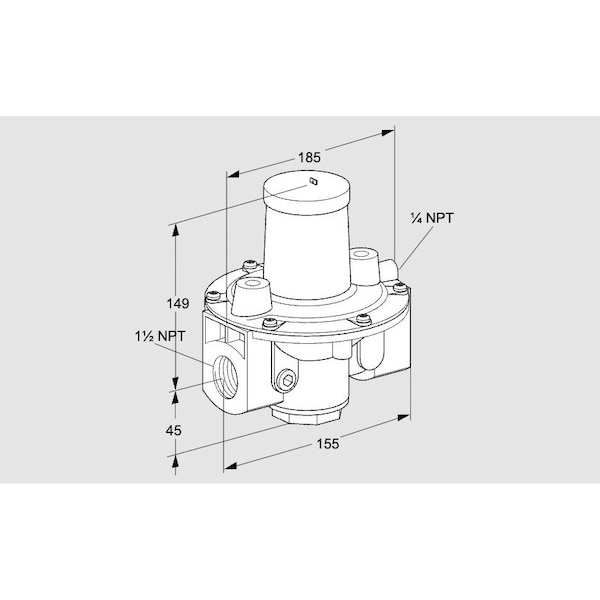 Honeywell Kromschroder REG, GDJ 40TN04 0L KS03155094 - main
