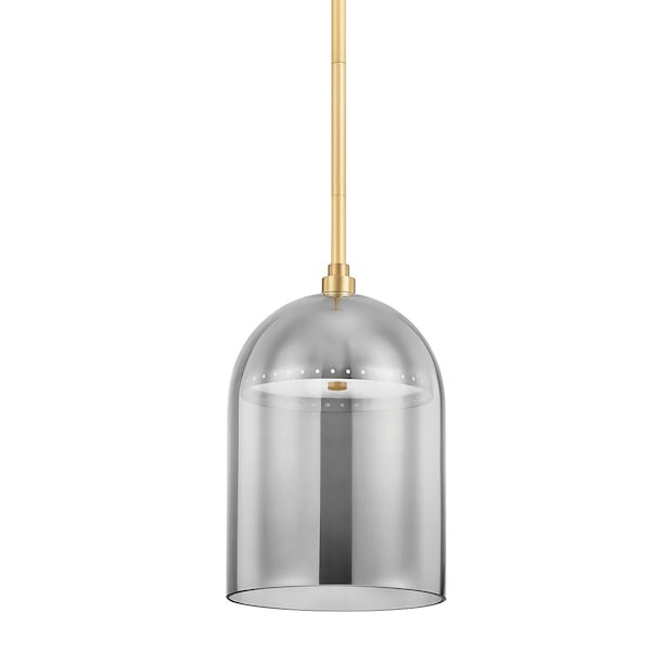 Hudson Valley Lighting Dorval 1 Light Pendant 9 In. Aged Brass 8709-AGB - main