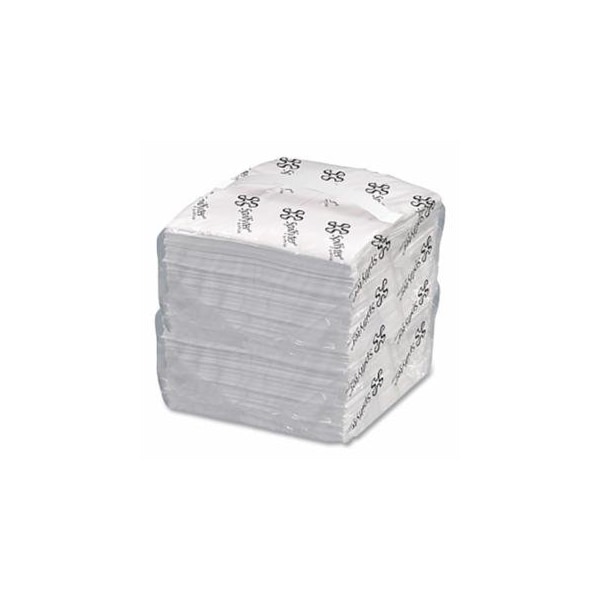 Spilfyter Sorbent Pads and Rolls, 18 in L x 16 in W, Oil Only, Extra Heavy, Unbonded, Single-Ply, White, 100PK 920-SFO-75 - main