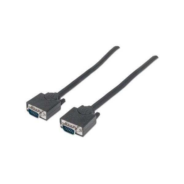 Manhattan - Strategic MANHATTAN SVGA Monitorkabel HD15 Stecker auf HD15 Stecker 4, 5 m Schwarz im Polybag 312721 - main