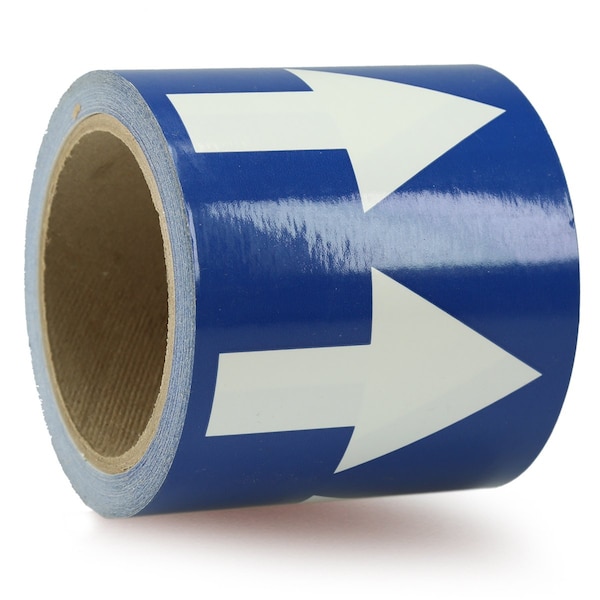 Accuform DIRECTIONAL FLOW ARROW TAPES 4 X 54 RAW258BUWT - main
