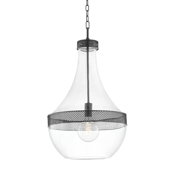 Hudson Valley Lighting Hagen 1 Light Pendant 17.5 In. Old Bronze 1817-OB - main