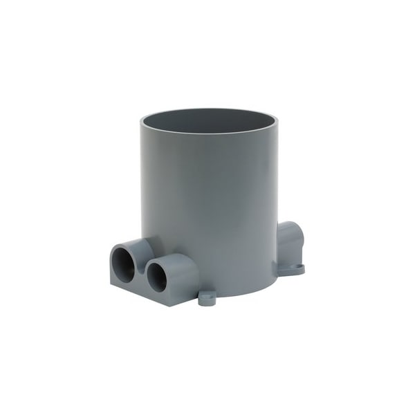 Hubbell Wiring Floor and Wall Boxes, Residential Floor Box Kit, Drop-In, PVC Cover Only RF400 - main