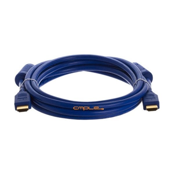 Cmple 973-N 28AWG HDMI Cable with Ferrite Cores - Blue -10FT 973-N - main