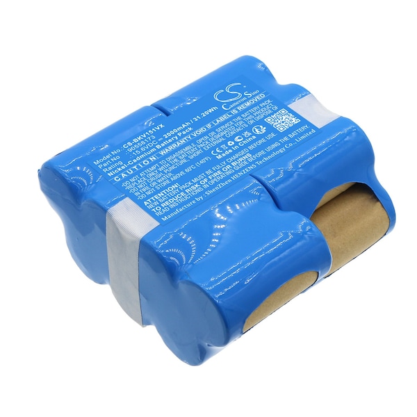 Ilc Replacement Vacuum Cleaner Battery, 15.6V, 2000mAh BLACK & DECKER 15.6V DUSTBUSTER BATTERY - main