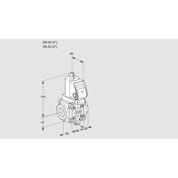 Honeywell Kromschroder Solenoid Valve for Gas, Class A, IP65, EN 161 Certified KS88027412 - main