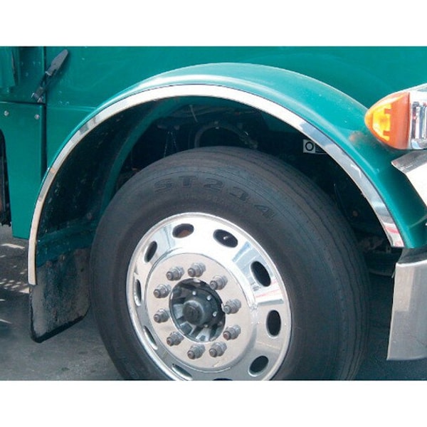 Ilc PETERBILT 379 (1988) Replacement Steel Trim Part 379 YEAR 1988 STAINLESS STEEL FRONT FENDER TRIM - main