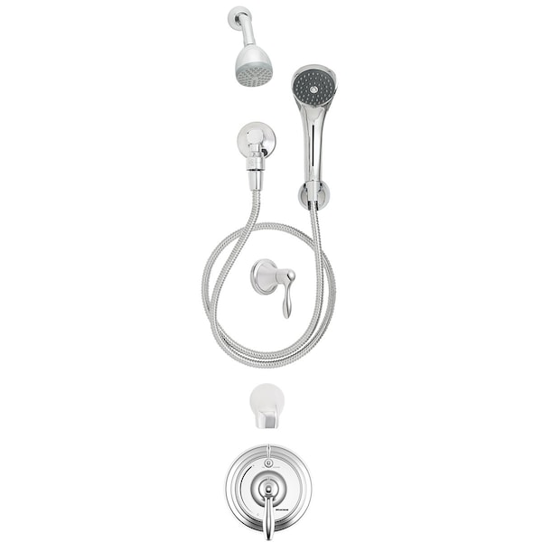 Speakman Diverter Trim, Shower, and Tub System (Valve not included), 1.5 GPM, Polished Chrome SLV-5470-E15 - main