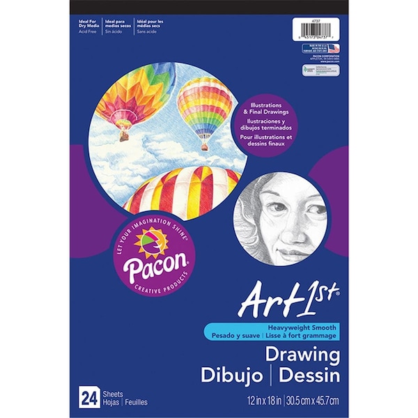 Pacon Pacon Art 1st Drawing Pad, 12 x 18 in. - 3 Each PAC4737-3 - main