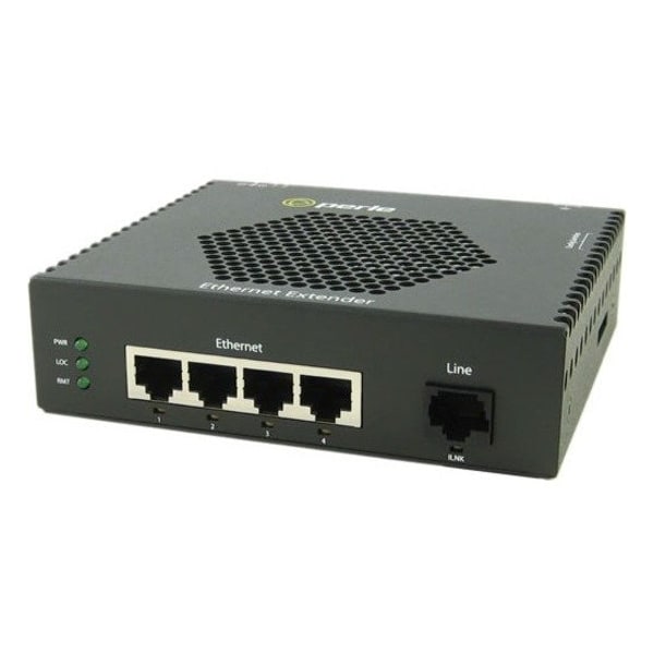 Perle Systems Perle eX-4S110-RJ-XT Ethernet Extender - 4 x Network (RJ-45) 06003740 - main