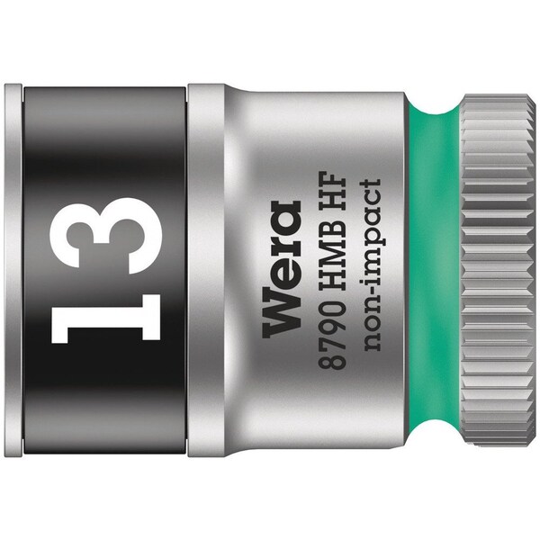 Wera 8790 HMB HF Zyklop socket with 3/8 in drive with holding function, 13 x 29 mm 5003747001 - main