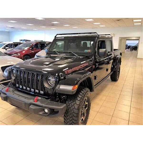 Grandes Travesuras 8009657BK STRD Hard Top Height Roof Racks for 2018 Jeep Wrangler JL, Textured Black GR3566550 - main