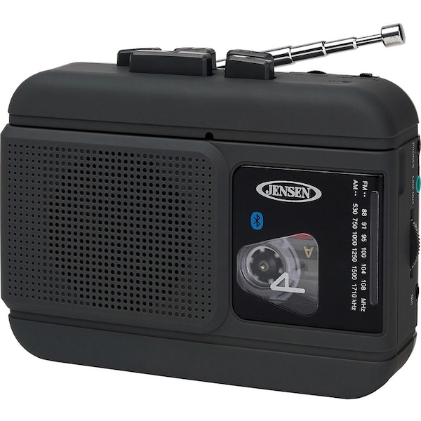 Jensen Portable Bluetooth AM/FM Cassette Player/Recorder MCR-60 - main