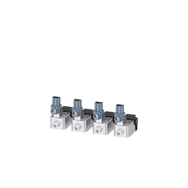Siemens box terminal TS1.4 4 units 4 AWG350 kcmil with aux. conductor voltage tap 3VA9244-0JH12 - main