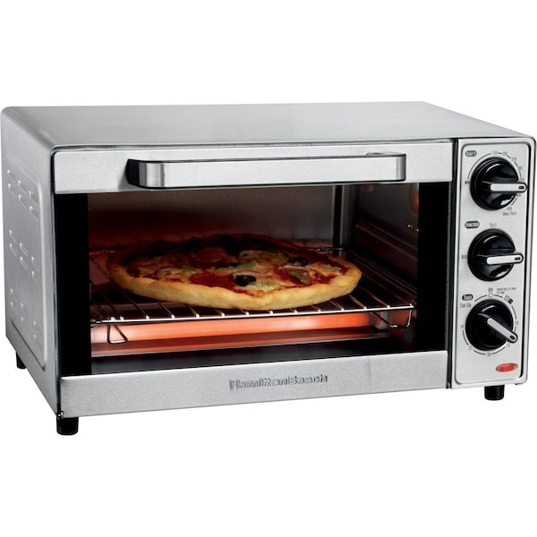 Hamilton Beach Stainless Steel Silver Toaster Oven 8.7 in. H X 11.5 in. W X 15 in. D 31401 - main
