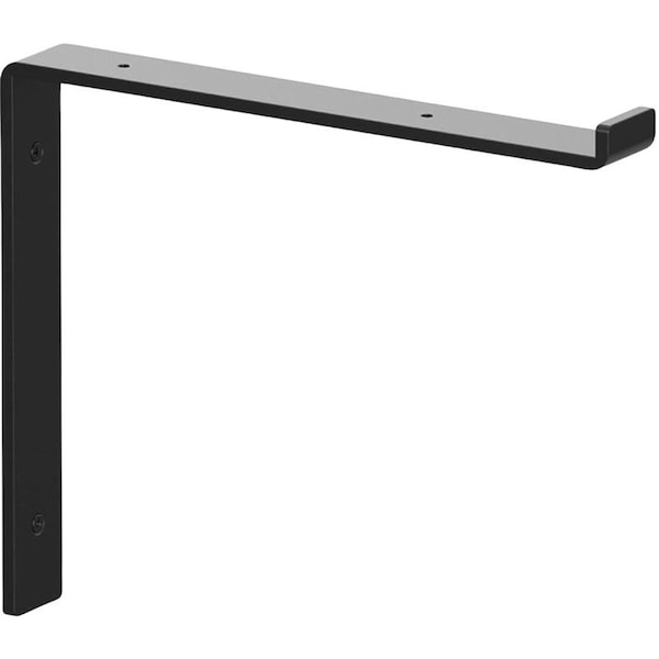 Shelf-Made Silverton 201 Premium Decorative Shelf Bracket, 75 lb, 10 in L, 8.313 in H, Steel RP-201SL-10BK - main