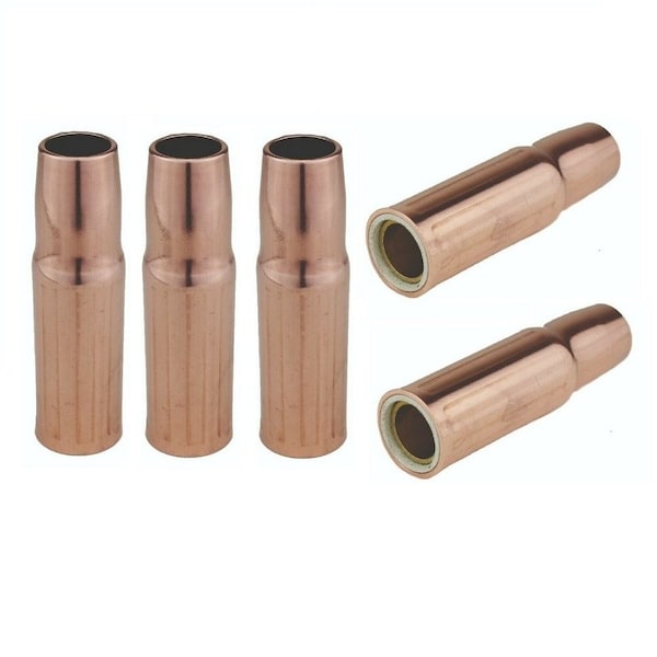 Star Tech Weld MIG Welding Nozzles 5/8in for Tweco#2, #4 & Lincoln Magnum 200-400, 5PK 23-62 - main