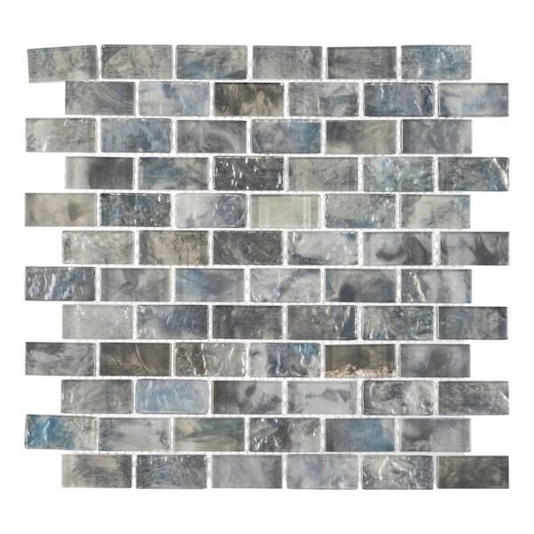 Andova Tiles Zalo 1-in. x 2-in. Brick Joint Glass Wall & Floor Mosaic Tile (1 Square Feet Per Sheet) ANDZAL611 - main