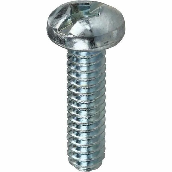 Dottie #8-32 x 1 in Combination Slotted/Square Round Machine Screw, Zinc Plated Carbon Steel, 100 PK RMDS8321 - main