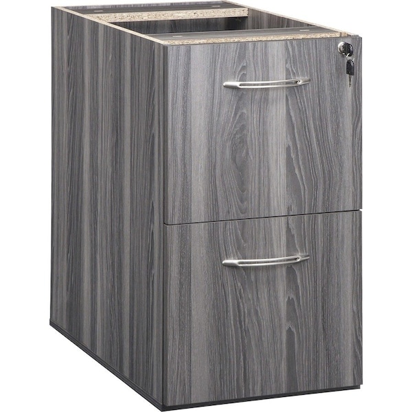 Mayline 15.24" W Pedestal File Cabinet, Gray Steel AFF20LGS - main
