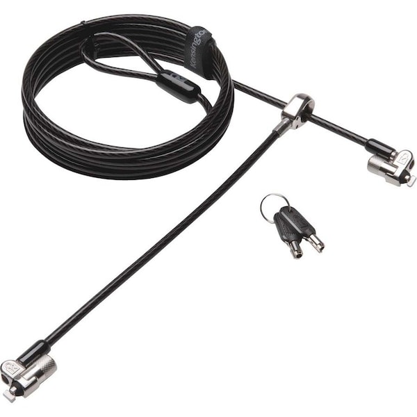 Kensington MicroSaver 2.0 Keyed Twin Laptop Lock Custom Keyed K65099M - main