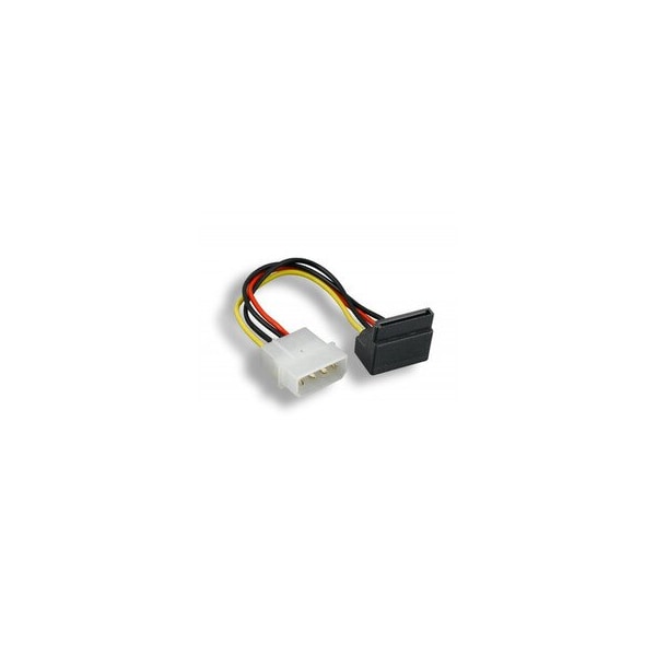 Cable Wholesale 5.25 inch Male DC to SATA 15-Pin Right-Angle Female Power Cable, 6 inch 31SA-007P - main