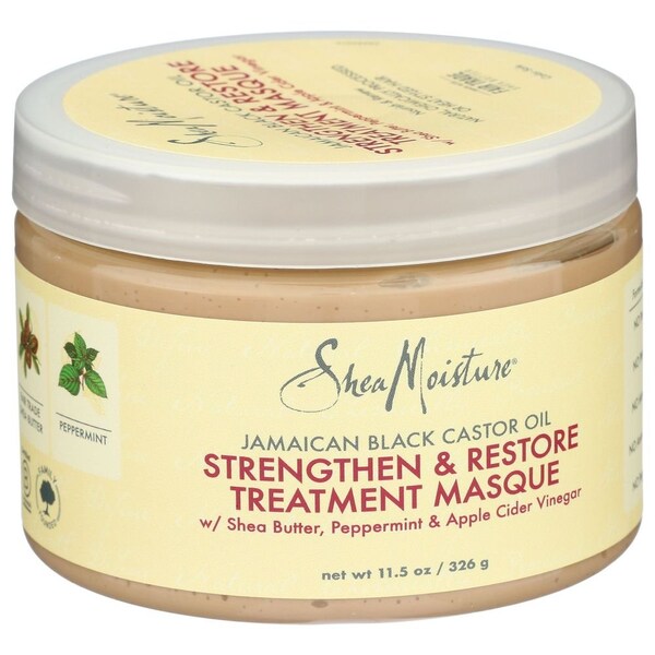 Shea Moisture Jamaican Black Castor Oil Strengthen and Restore Treatment Masque, 11.5 Ounce 2049 - main