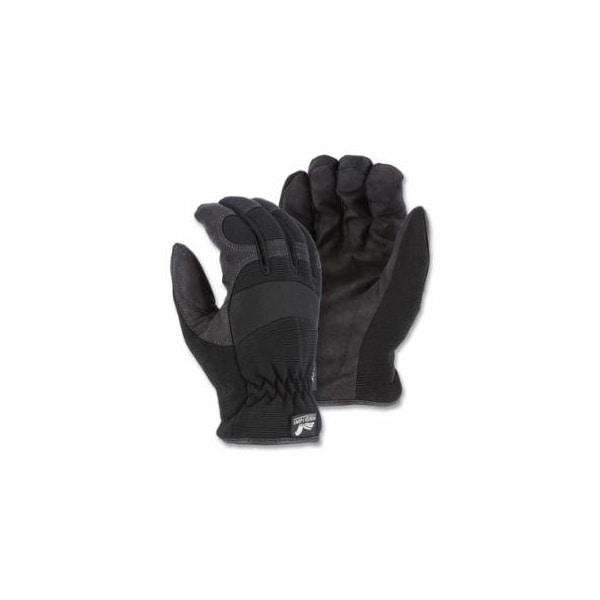 Hawk Winter Lined Armor Skin Mechanics Gloves with Heatlok, Lining, Armor Skin Synthetic Leather, 12PK 472-2136BKH/10 - main